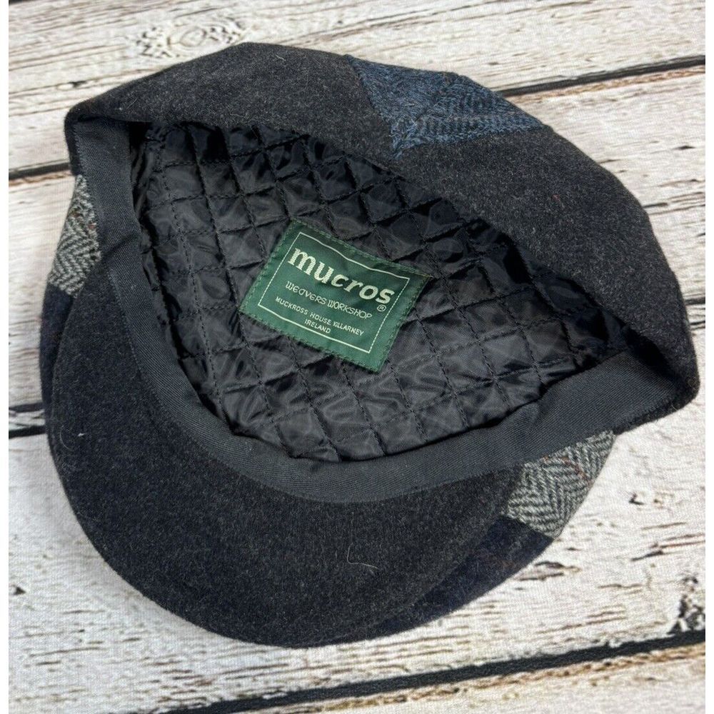 Patchwork Tweed Flat Cap - image 3